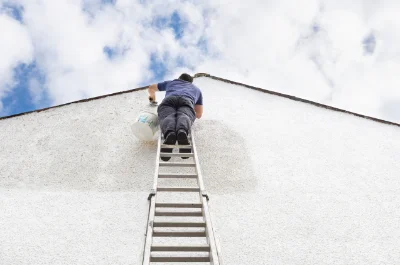 Peinture extérieure au Rozel — façades et ravalement